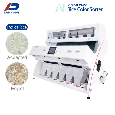 384 کانال CCD Race Color Sorter Machine 6 Chutes