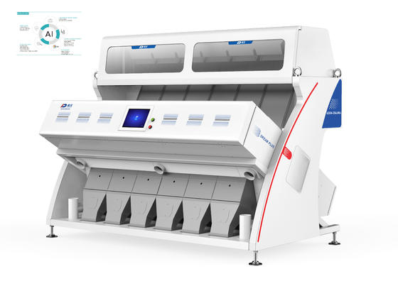 ABS Flakes Plastic Color Sorter 6 Chutes Proof Corrosion
