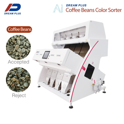 دوربین مداربسته CCD RGB دستگاه مرتب‌سازی دانه‌های قهوه 4 لوله