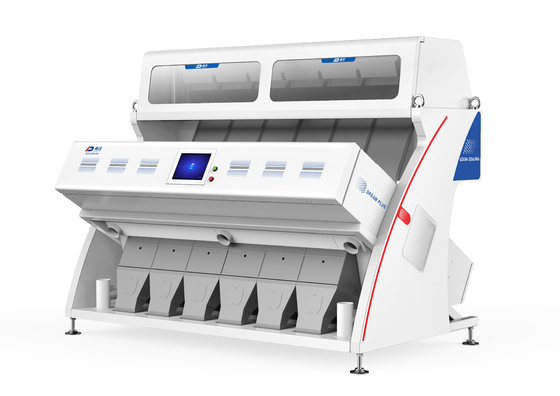دستگاه مرتب سازی پلاستیک نوری تمام رنگی 6SXM-384JM6 فشار 0.5 - 0.8Mpa