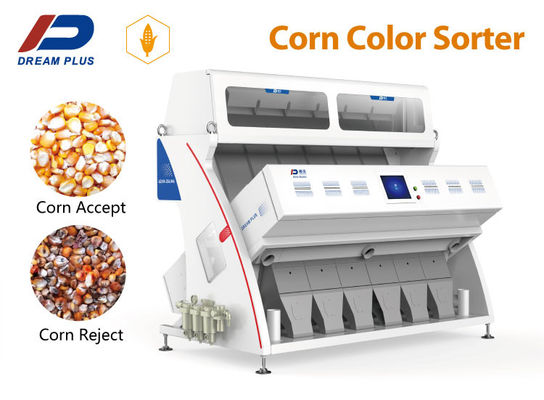 6 Chute 384 Channel 220V Ccd Color Sorter For Corn