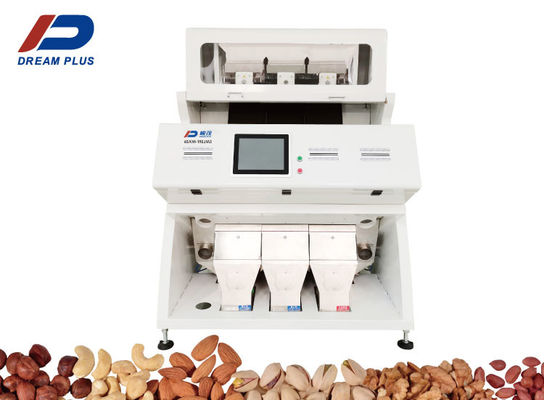 AI Intelligent Nuts Color Sorter Machine 3 Chutes 192 Channels 2 - 3t/H Accuracy