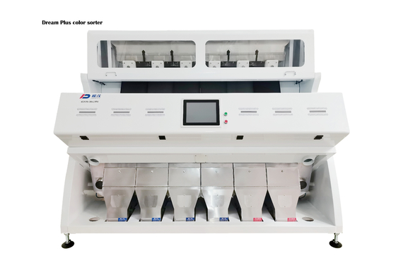 6 Chutes Grain Color Sorter RGB با اجکتور فرکانس بالا