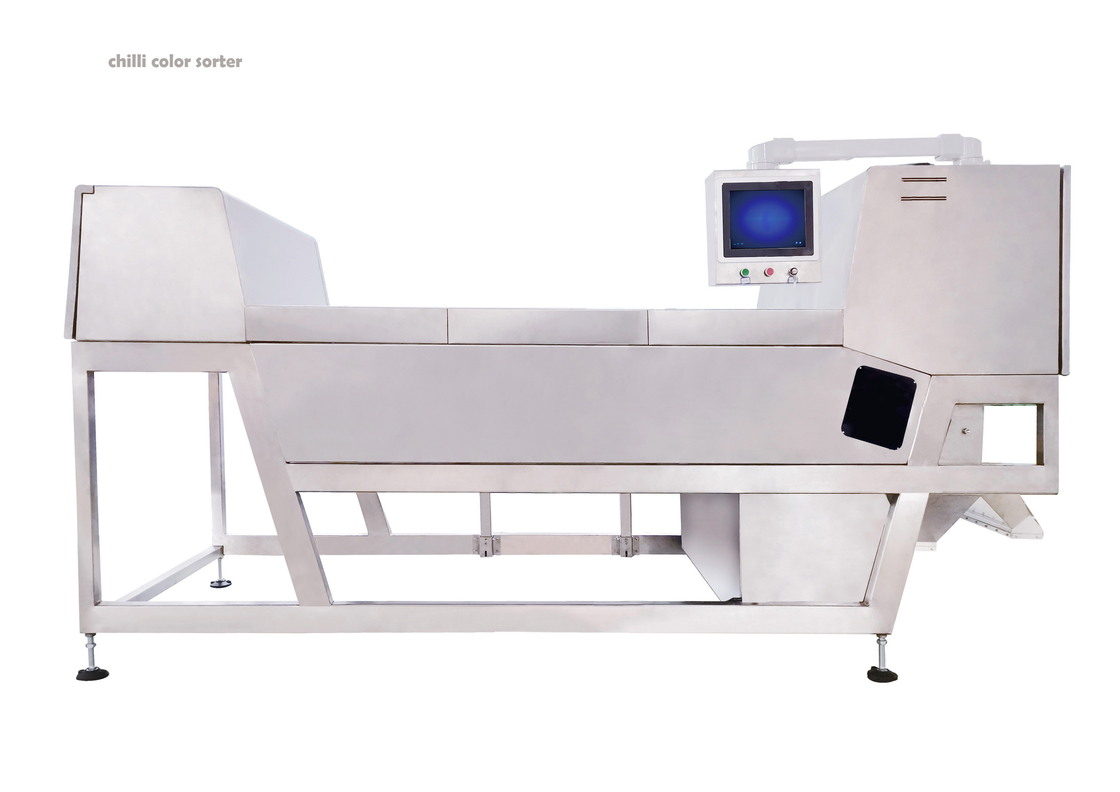 AI Chilli Color Sorter با Toshiba 5400 Pixel CCD