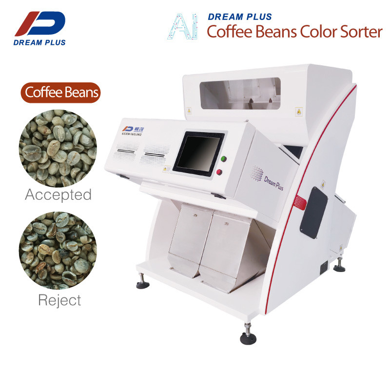 2 Chutes Coffee Bean Color Sorter 99.9% دقت
