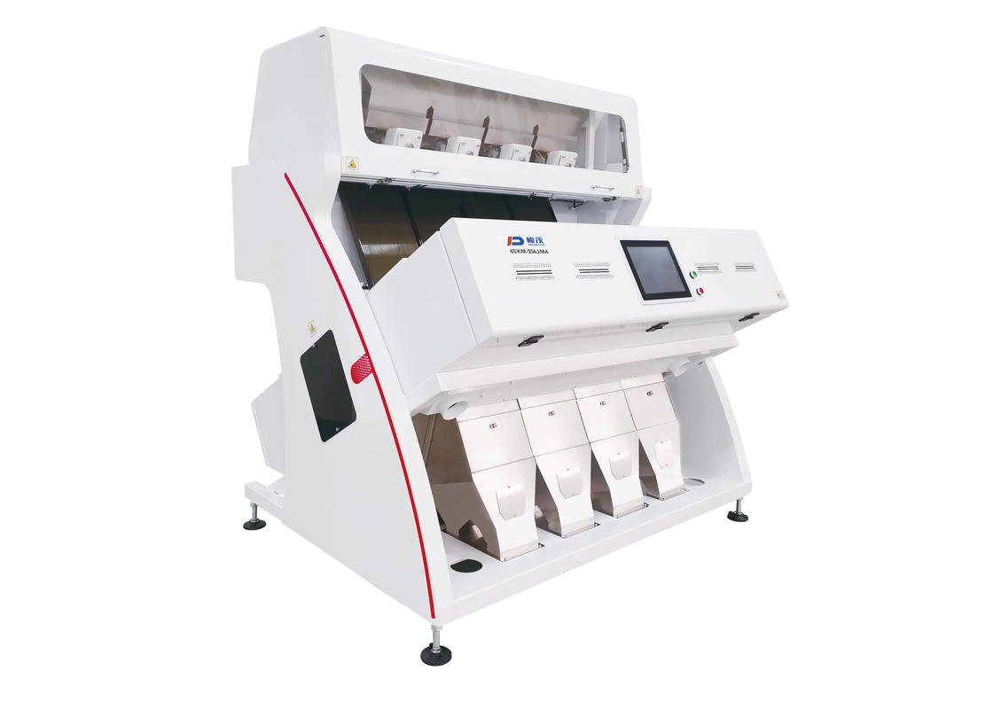 Agriculture CCD Color Sorting Machine 4 Chutes 256 Channel