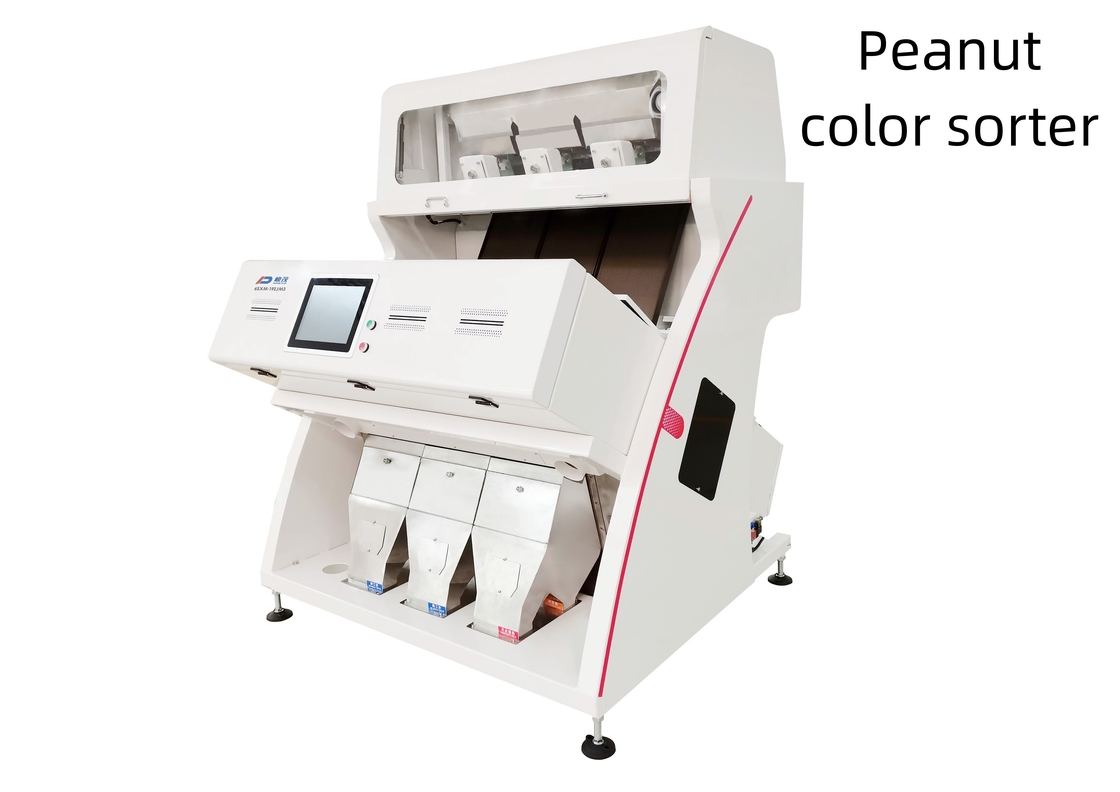 با کارایی بالا CCD Peanut Color Sorter 192 Channel 3 Chute