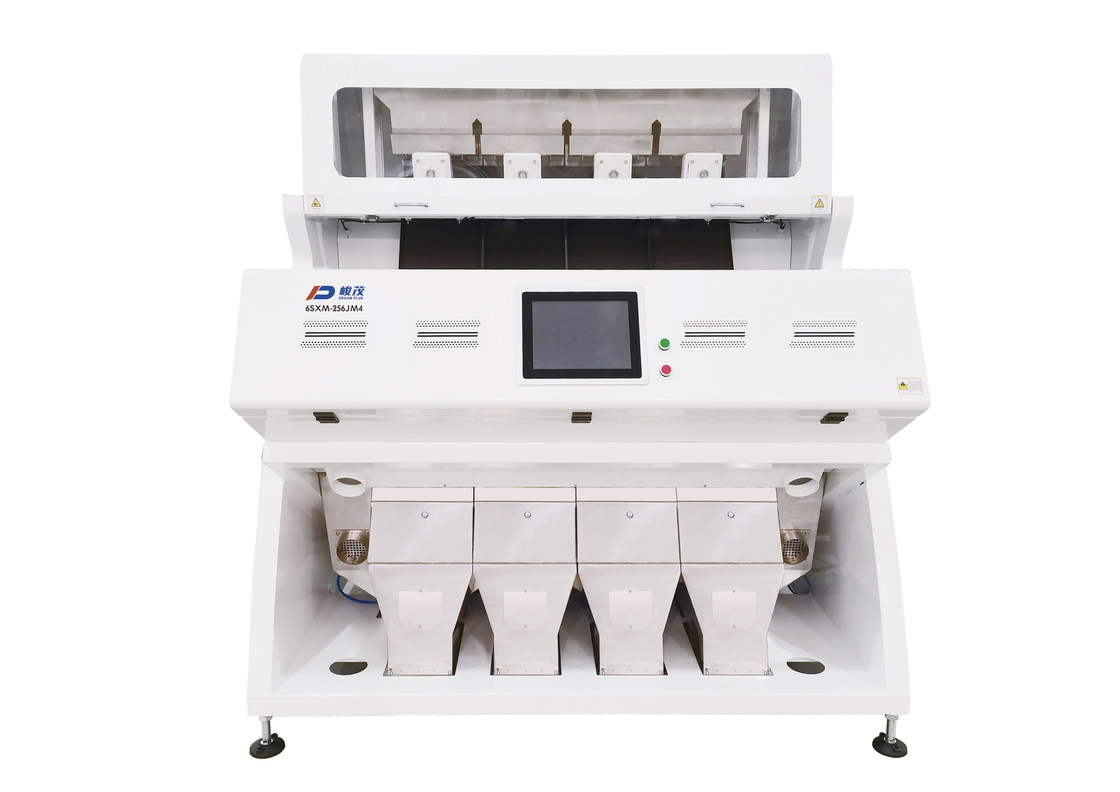 RGB CCD Corn Grain Wheat Color Sorter Machine 4 Chutes 256 Channel