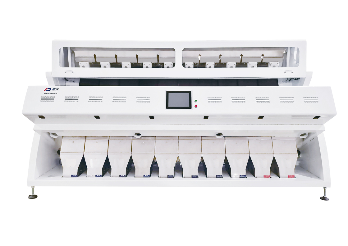 Agriculture Grain Wheat Sorter Optical CCD RGB 10 Chutes 640 Channels
