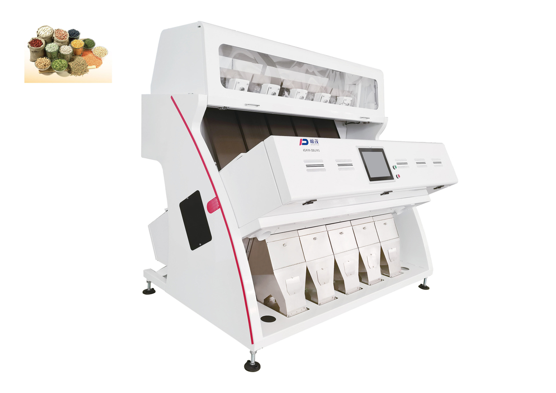 ظرفیت دسته بندی 1.5 - 5 T/H دانه های رنگ دسته بندی سیستم عامل سطح کم سر و صدا