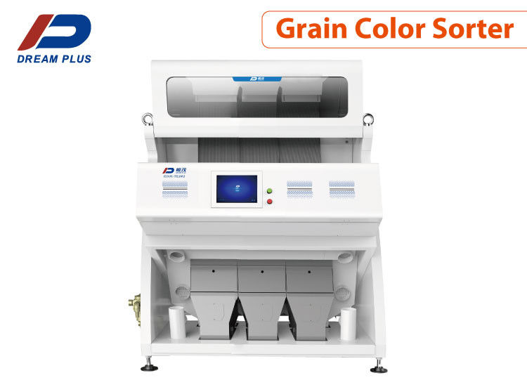 دستگاه گندم سیاه 5400 پیکسل CCD Grain Sorter Color 3 Chutes