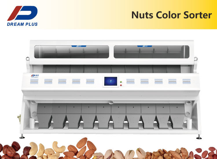 Intelligent 10 Chutes Optical Grain Color Sorter 6 - 7t/H ظرفیت 640 کانال